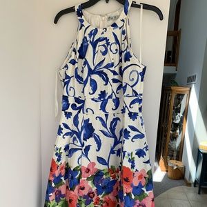 Eliza J High Neck Tea Party Dress
